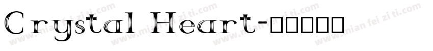 Crystal Heart字体转换